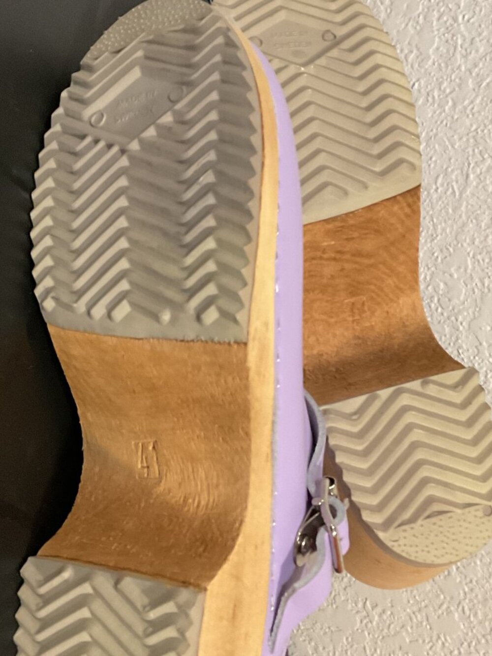 NEW Mia Alma lilac leather clog 41 - Picture 7 of 8